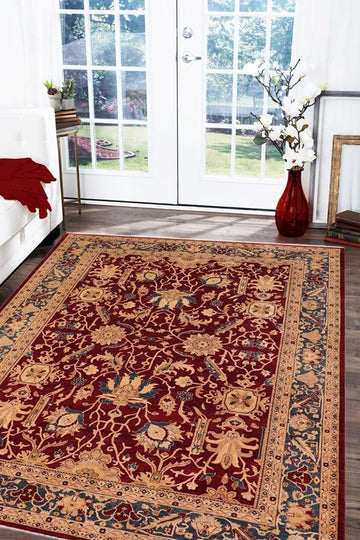 handmade Traditional Kafkaz Chobi Ziegler Red Blue Hand Knotted RECTANGLE 100% WOOL area rug 10 x 14